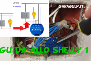 guida allo shelly 1 installazione configurazione interruttore