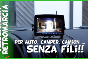Recensione e test telecamera retromarcia parcheggio per auto camper roulotte camion senza fili