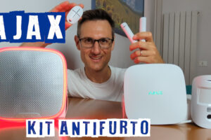 Ajax recensione kit antifurto casa, negozio, ufficio, museo senza fili anti jamming con sirena